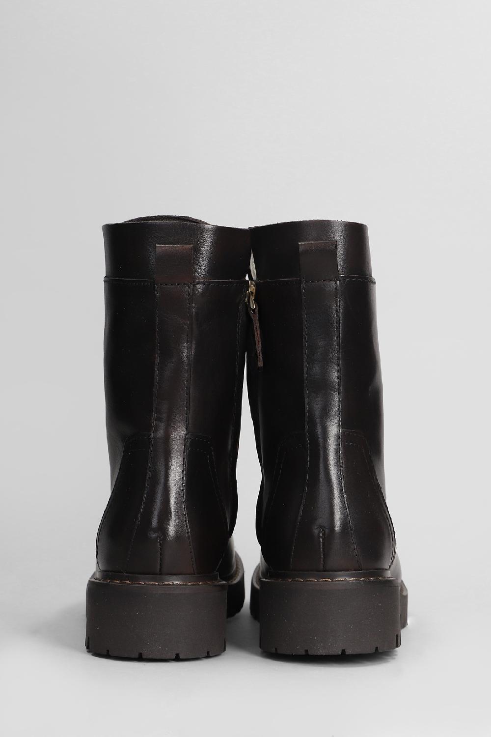 Deliberti Julie Dee Anfibi In Pelle Testa Di Moro Cod. 406775 - Deliberti The Luxury Shopping