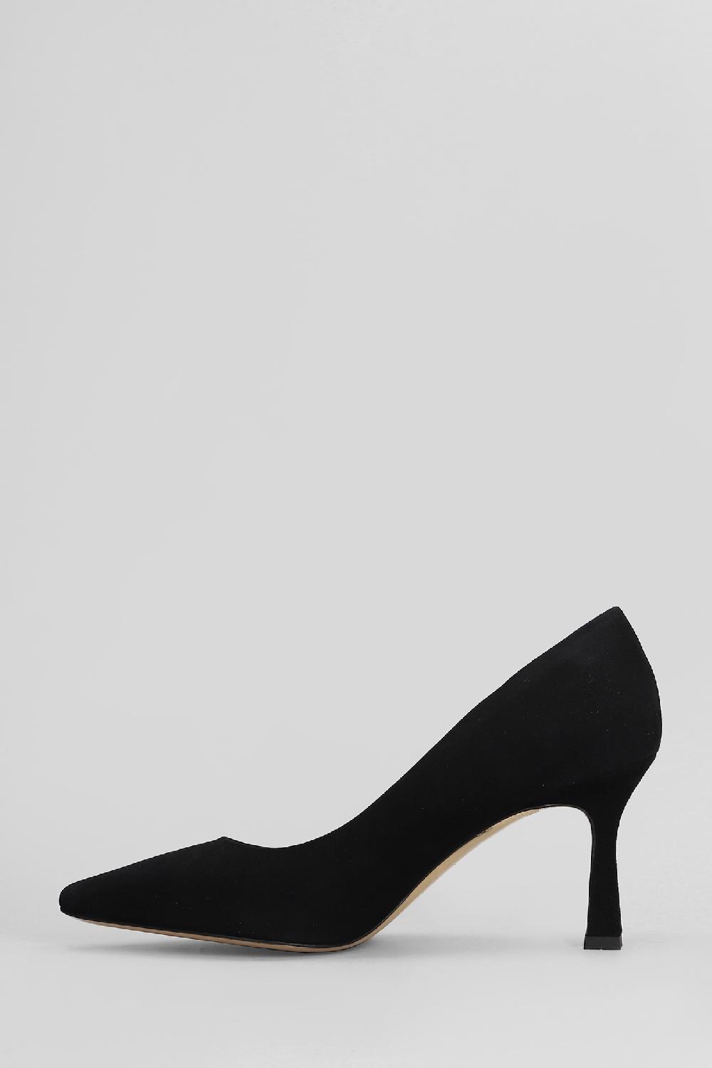 Deliberti Julie Dee Decollete In Camoscio Nero Cod. 406823 - Deliberti The Luxury Shopping