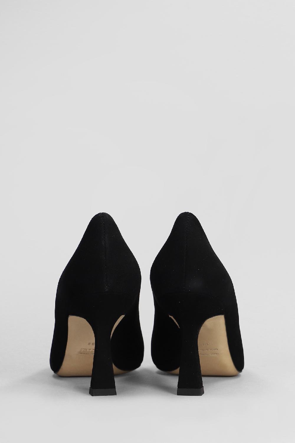 Deliberti Julie Dee Decollete In Camoscio Nero Cod. 406823 - Deliberti The Luxury Shopping