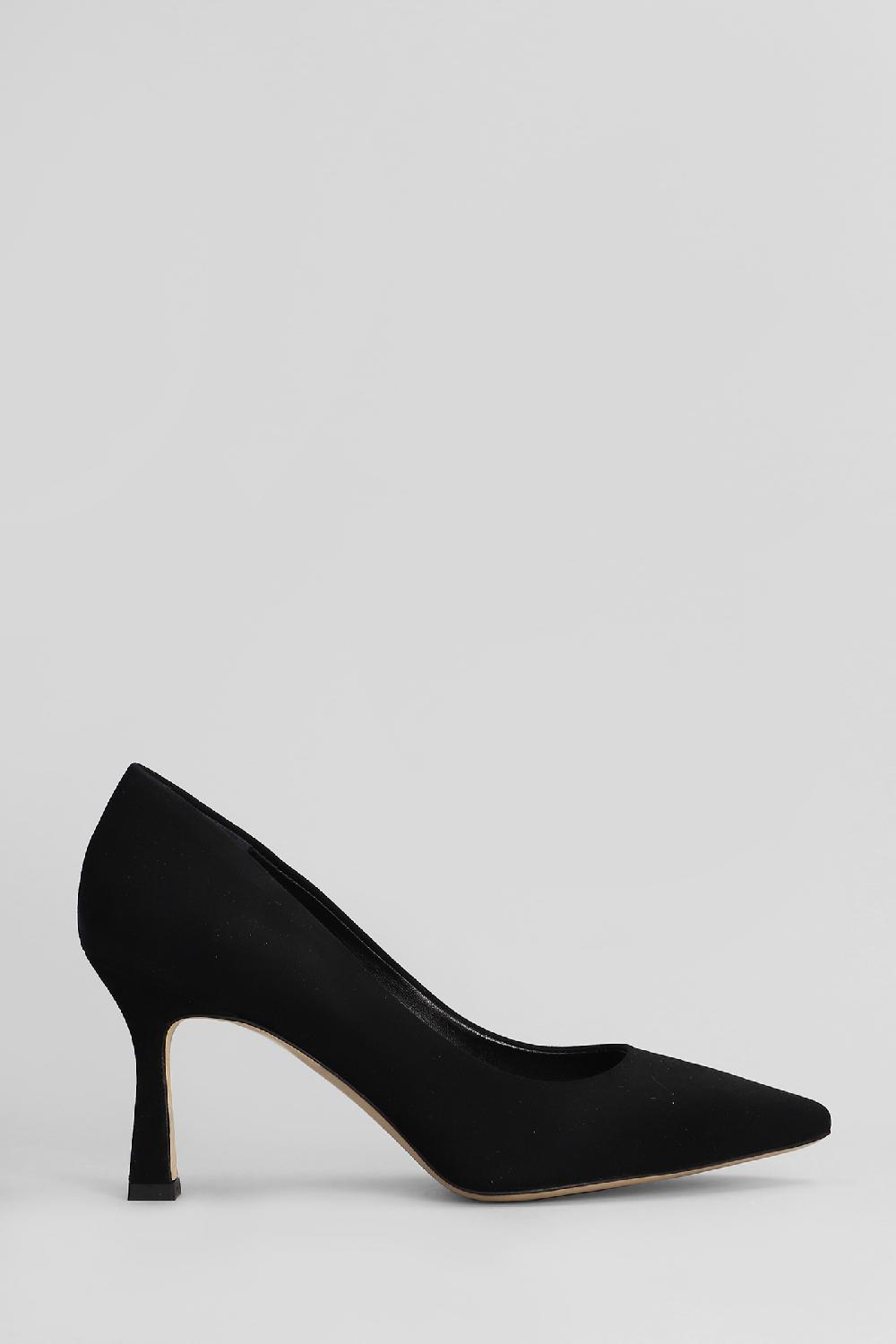 Deliberti Julie Dee Decollete in camoscio nero cod. 406823 - Deliberti The Luxury Shopping