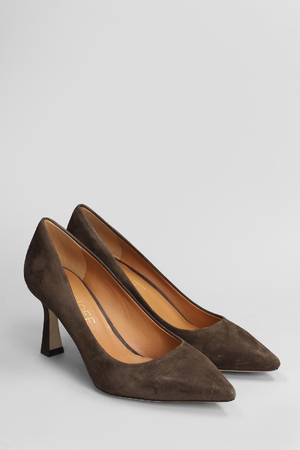 Deliberti Julie Dee Decollete In Camoscio Testa Di Moro Cod. 406822 - Deliberti The Luxury Shopping