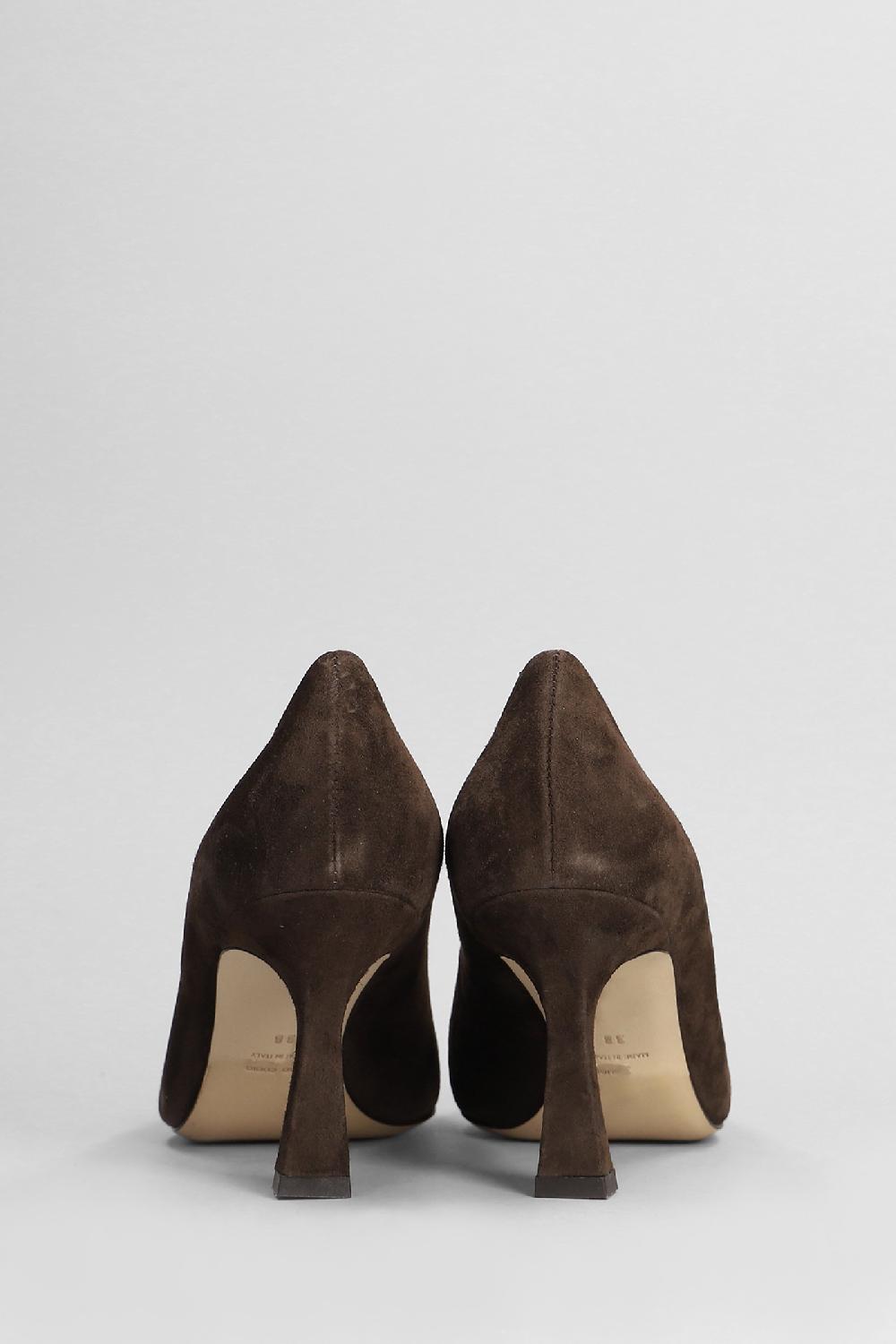 Deliberti Julie Dee Decollete In Camoscio Testa Di Moro Cod. 406822 - Deliberti The Luxury Shopping