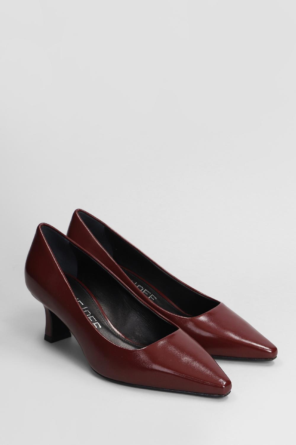 Deliberti Julie Dee Decollete In Pelle Bordeaux Cod. 406806 - Deliberti The Luxury Shopping