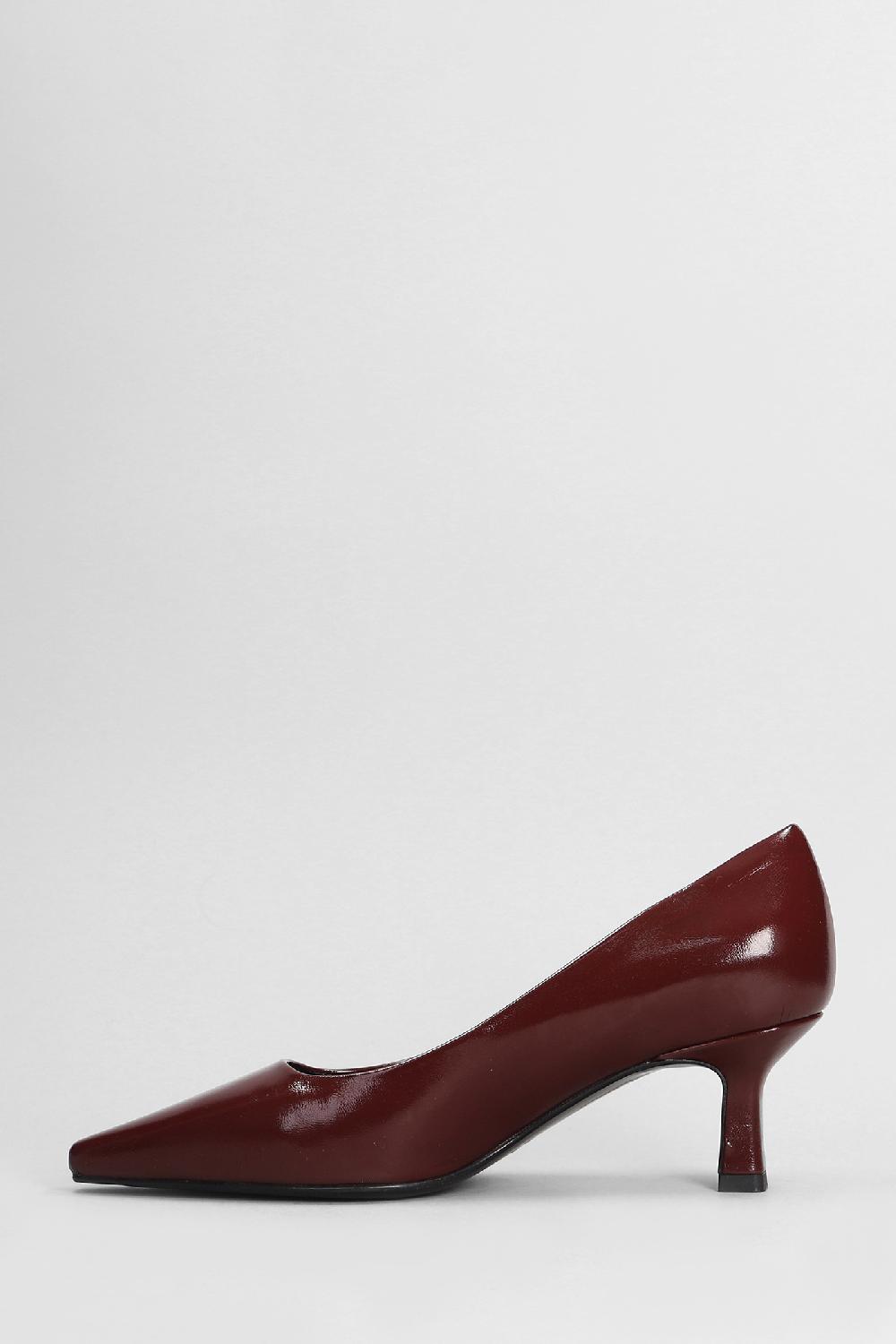 Deliberti Julie Dee Decollete In Pelle Bordeaux Cod. 406806 - Deliberti The Luxury Shopping