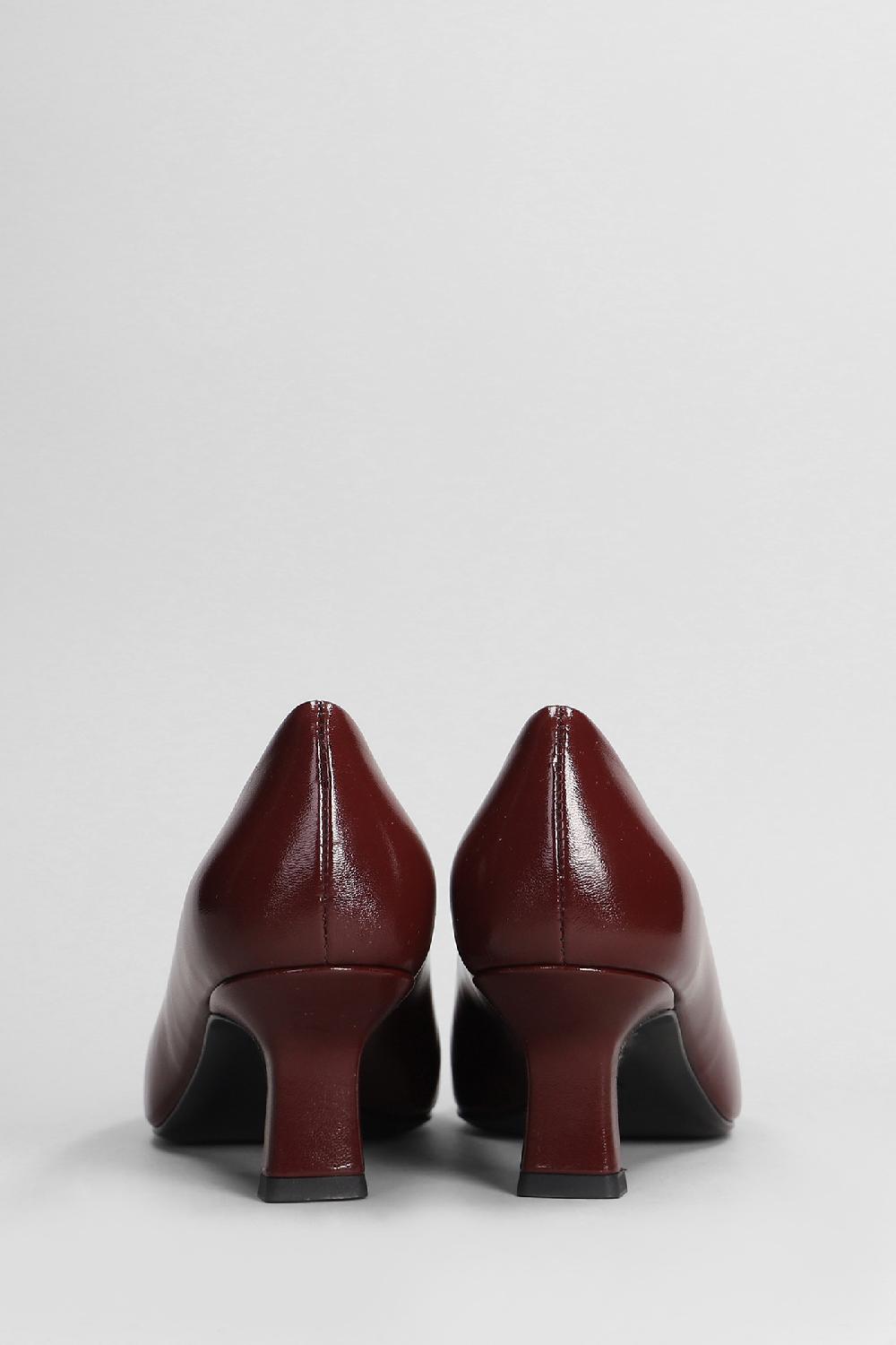Deliberti Julie Dee Decollete In Pelle Bordeaux Cod. 406806 - Deliberti The Luxury Shopping