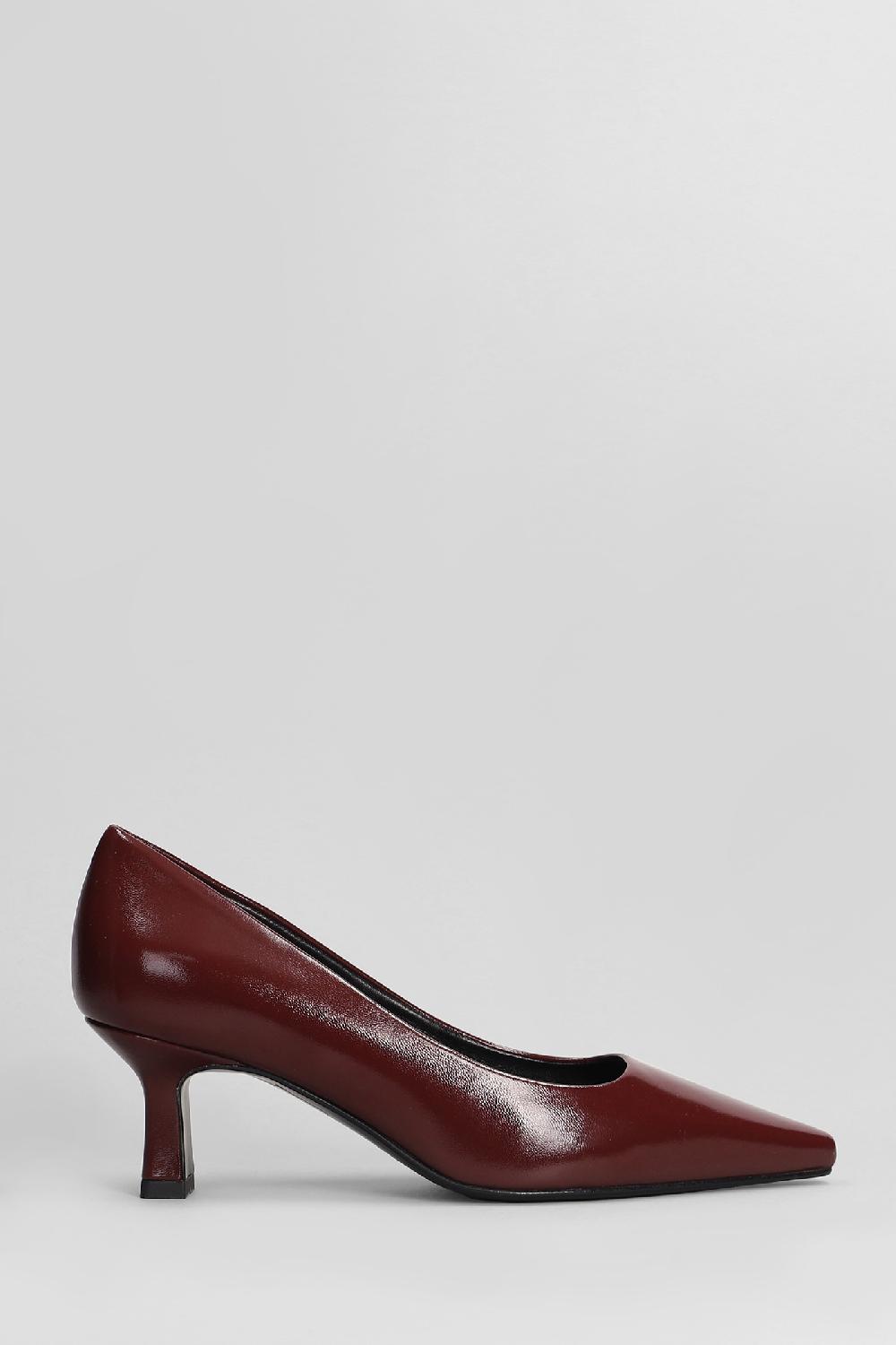 Deliberti Julie Dee Decollete in pelle bordeaux cod. 406806 - Deliberti The Luxury Shopping