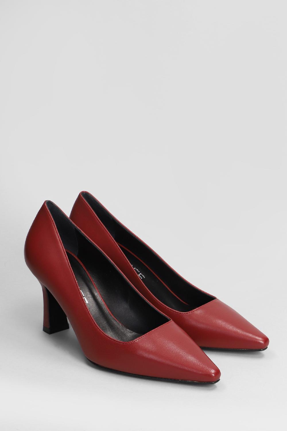 Deliberti Julie Dee Decollete In Pelle Bordeaux Cod. 406810 - Deliberti The Luxury Shopping