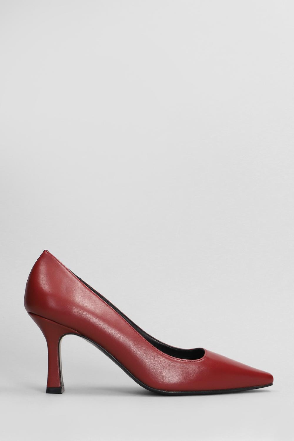 Deliberti Julie Dee Decollete in pelle bordeaux cod. 406810 - Deliberti The Luxury Shopping