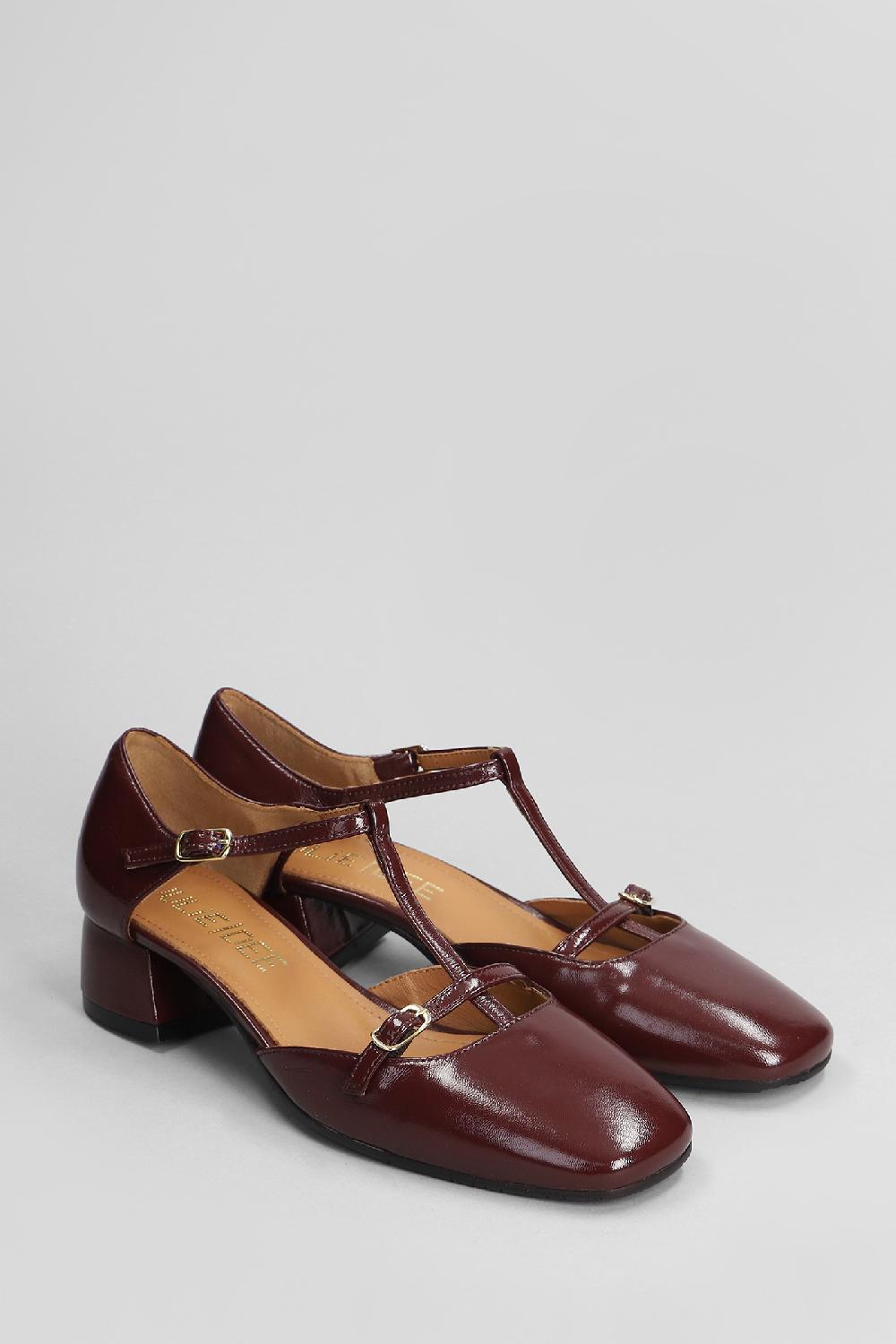 Deliberti Julie Dee Decollete In Pelle Bordeaux Cod. 407297 - Deliberti The Luxury Shopping
