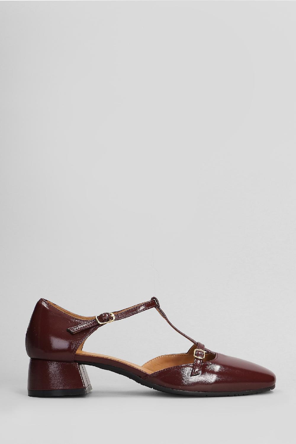 Deliberti Julie Dee Decollete in pelle bordeaux cod. 407297 - Deliberti The Luxury Shopping