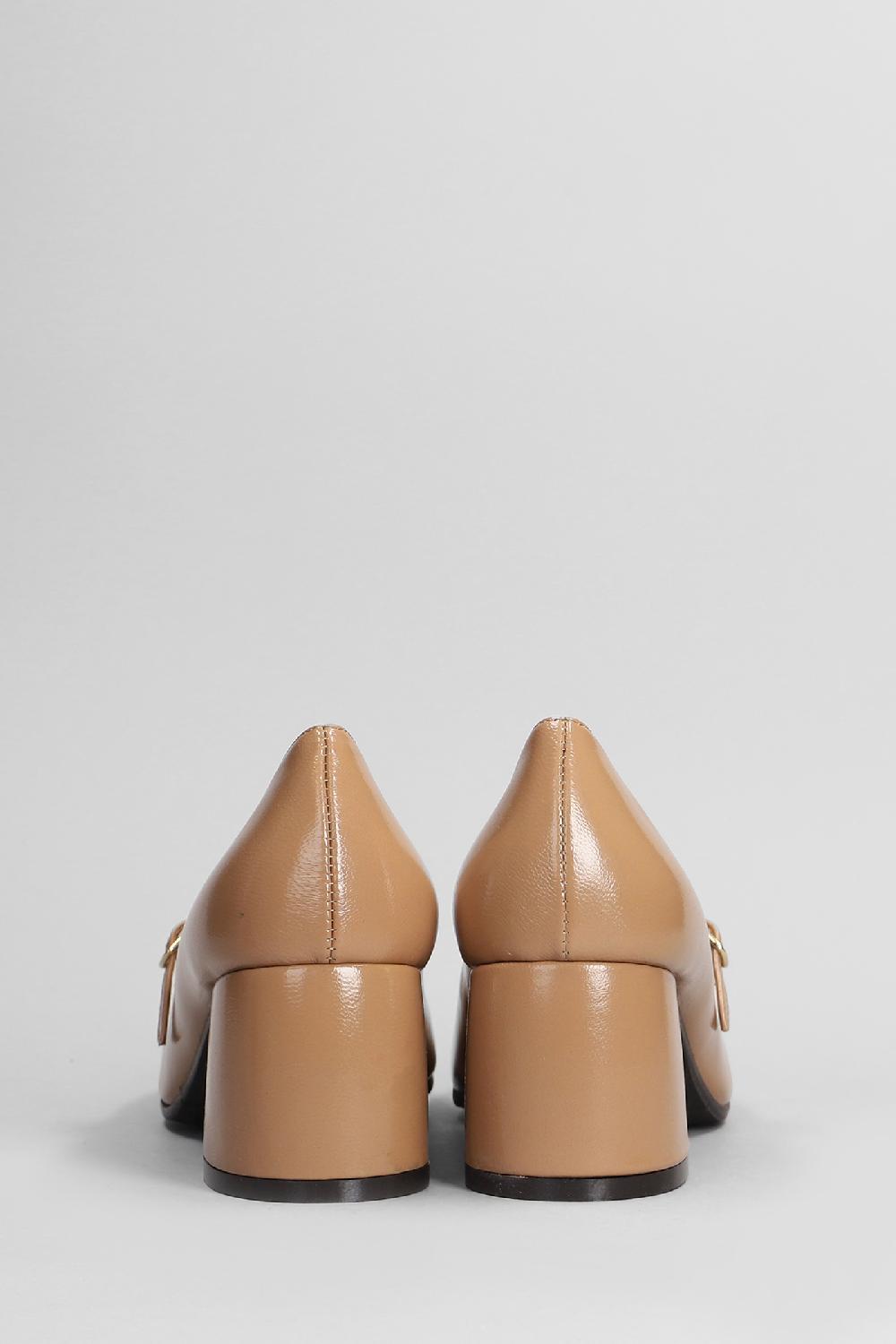 Deliberti Julie Dee Decollete In Pelle Cammello Cod. 406804 - Deliberti The Luxury Shopping