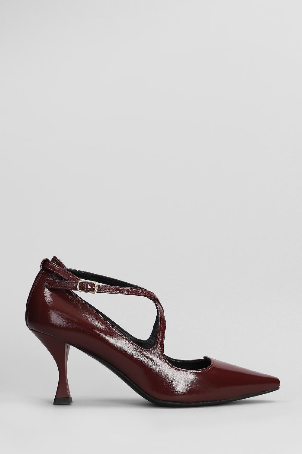 Deliberti Julie Dee Decollete in vernice bordeaux cod. 406799 - Deliberti The Luxury Shopping