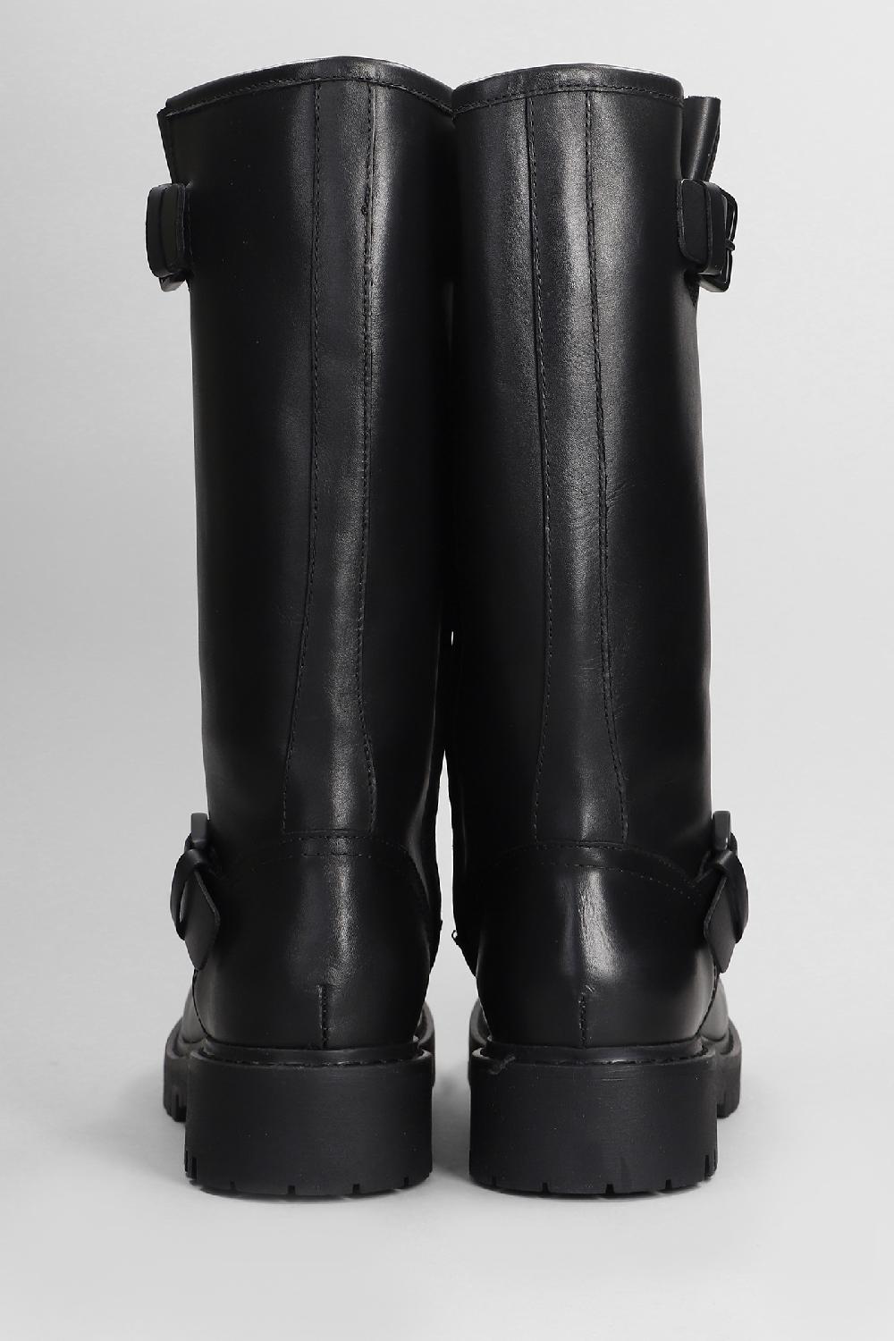Deliberti Julie Dee Tronchetti Tacco Alto In Pelle Nera Cod. 406776 - Deliberti The Luxury Shopping