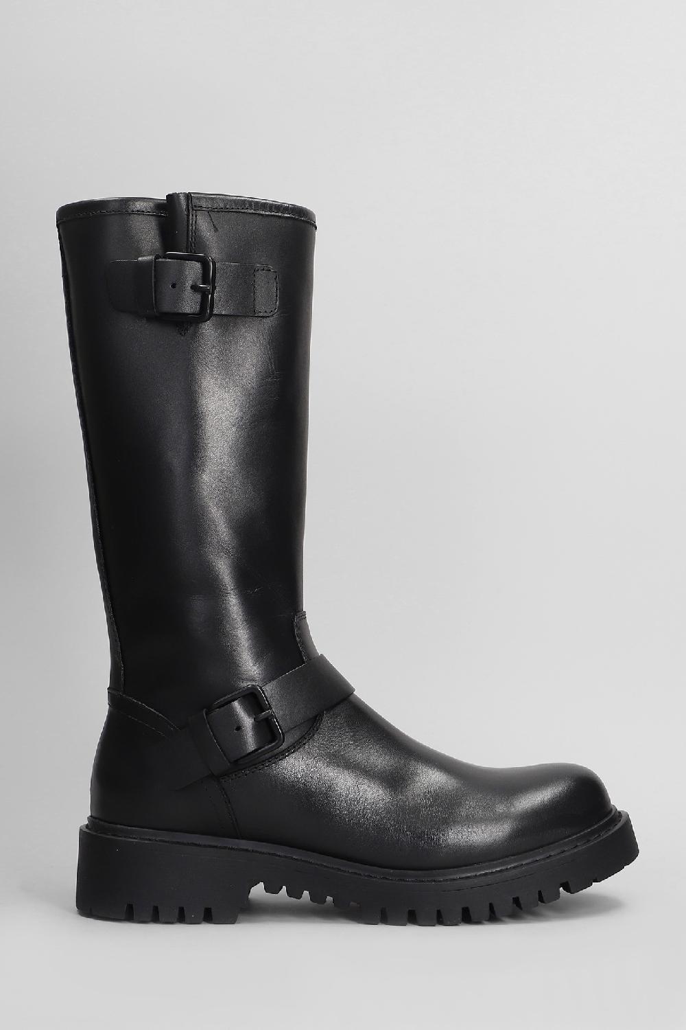 Deliberti Julie Dee Tronchetti tacco alto in pelle nera cod. 406776 - Deliberti The Luxury Shopping