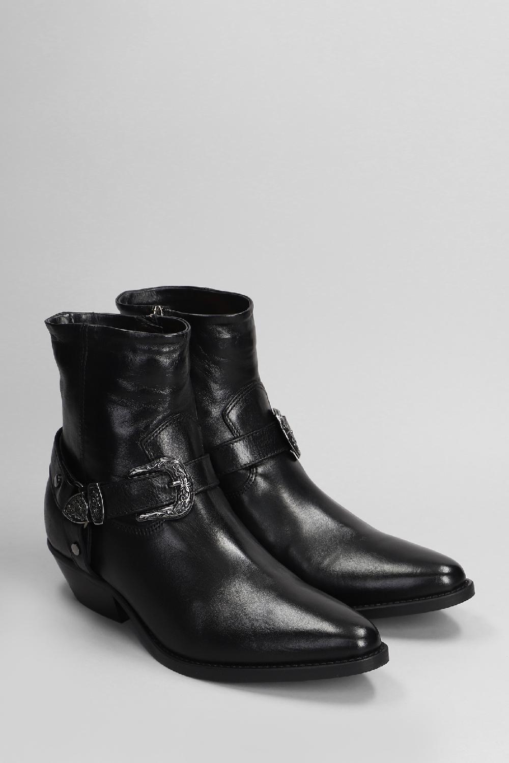 Deliberti Julie Dee Tronchetti Tacco Alto In Pelle Nera Cod. 406784 - Deliberti The Luxury Shopping