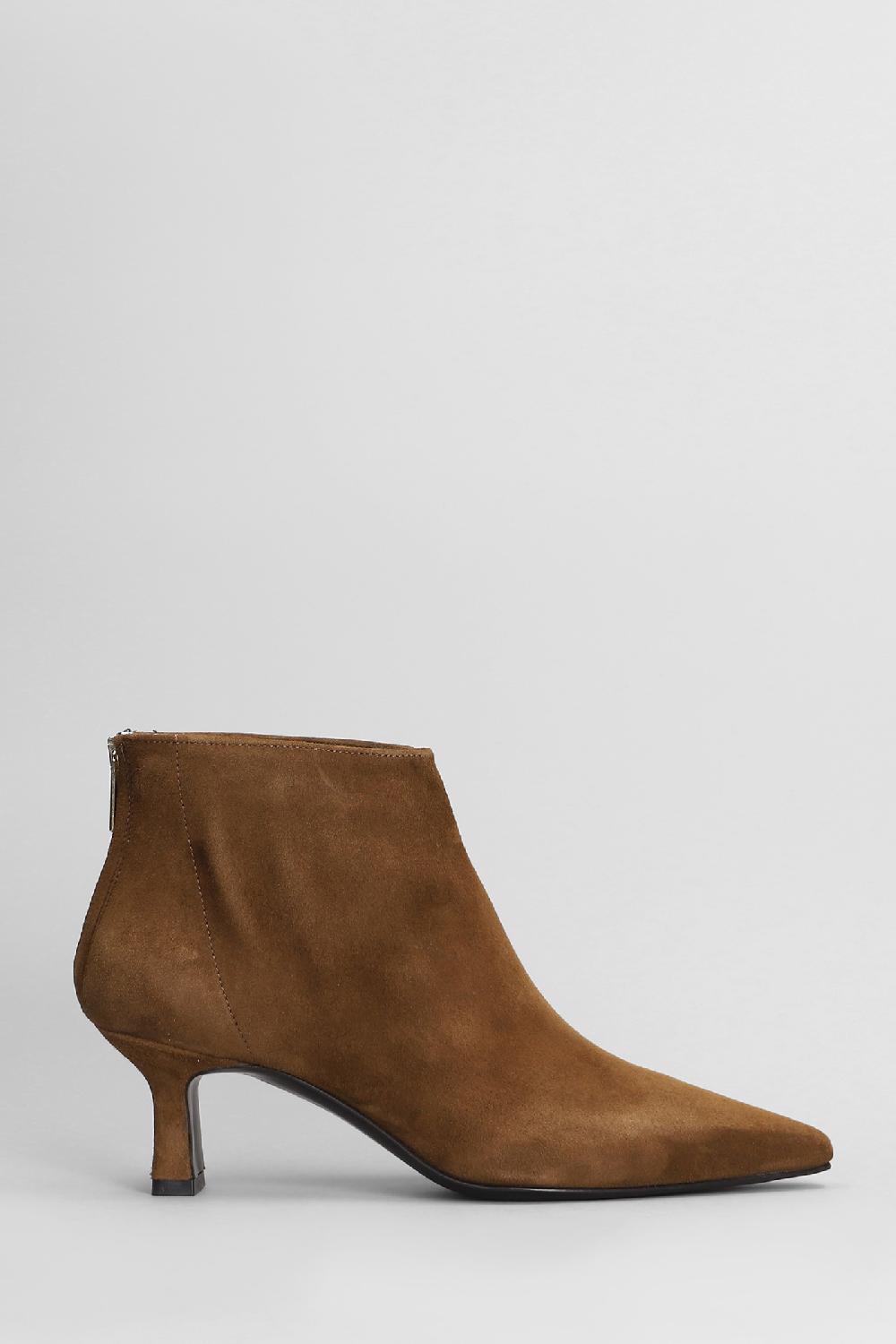 Deliberti Julie Dee Tronchetti texani in camoscio marrone cod. 406818 - Deliberti The Luxury Shopping