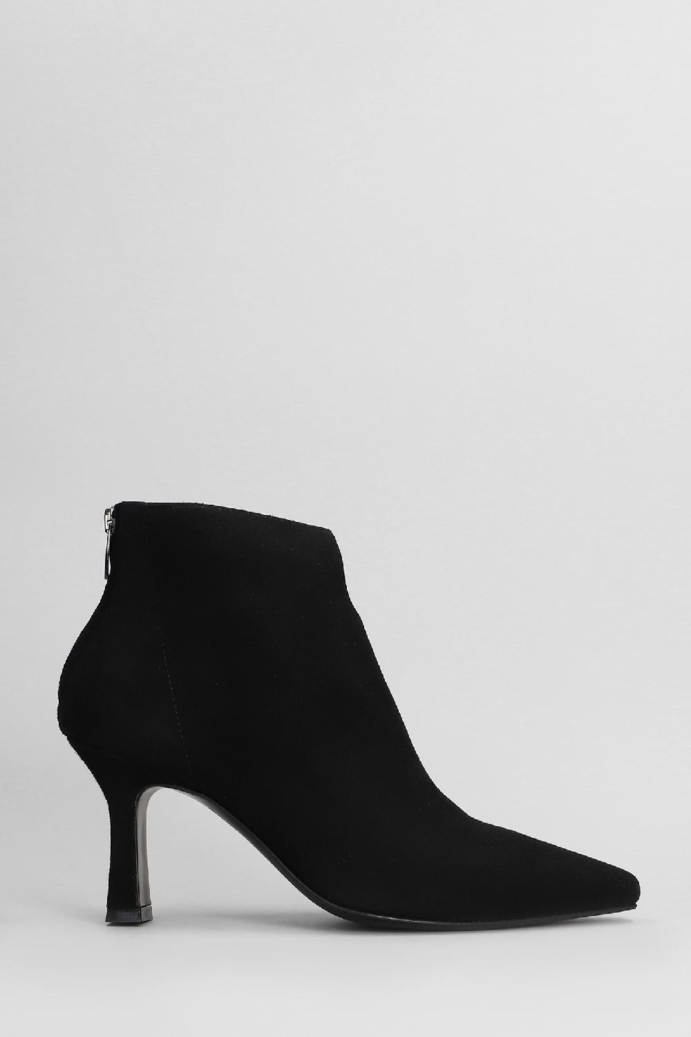 Deliberti Julie Dee Tronchetti texani in camoscio nero cod. 406817 - Deliberti The Luxury Shopping