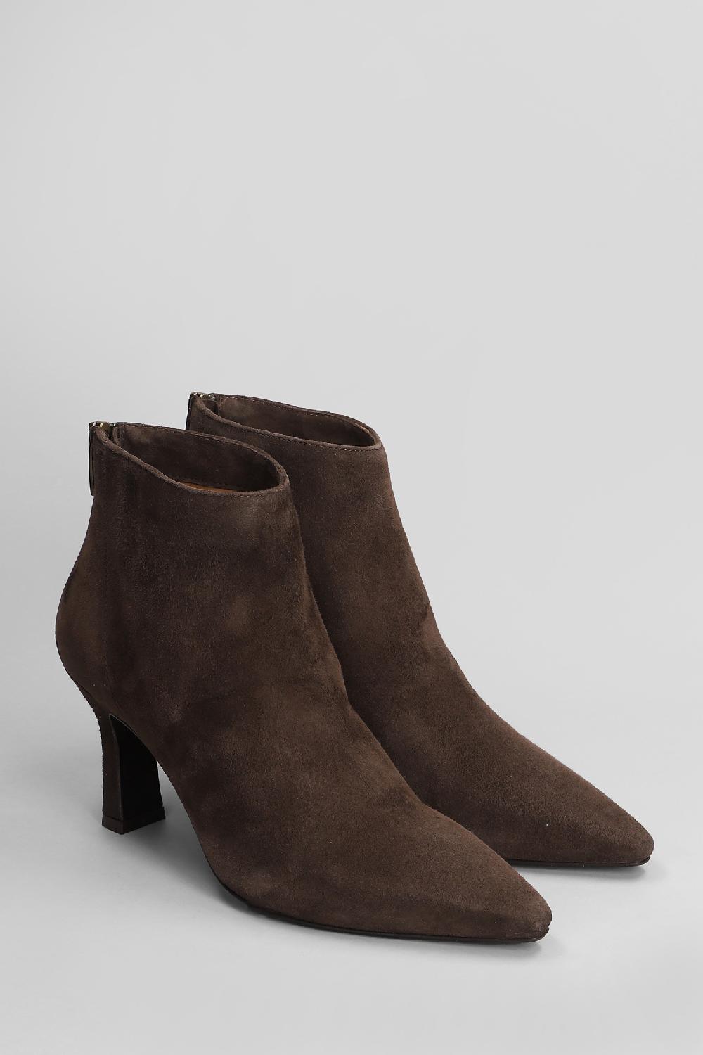 Deliberti Julie Dee Tronchetti Texani In Camoscio Testa Di Moro Cod. 406816 - Deliberti The Luxury Shopping