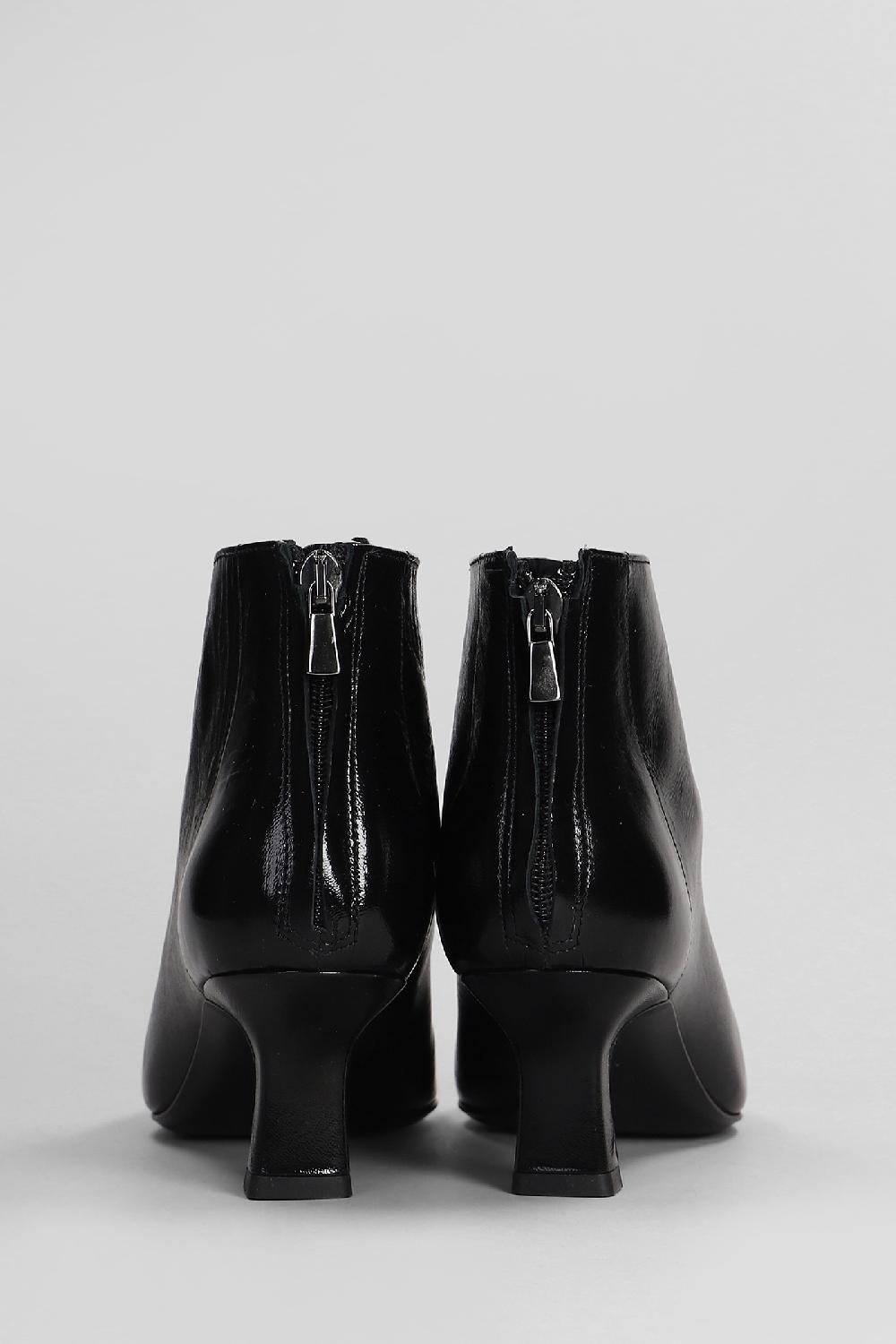 Deliberti Julie Dee Tronchetti Texani In Vernice Nera Cod. 406820 - Deliberti The Luxury Shopping