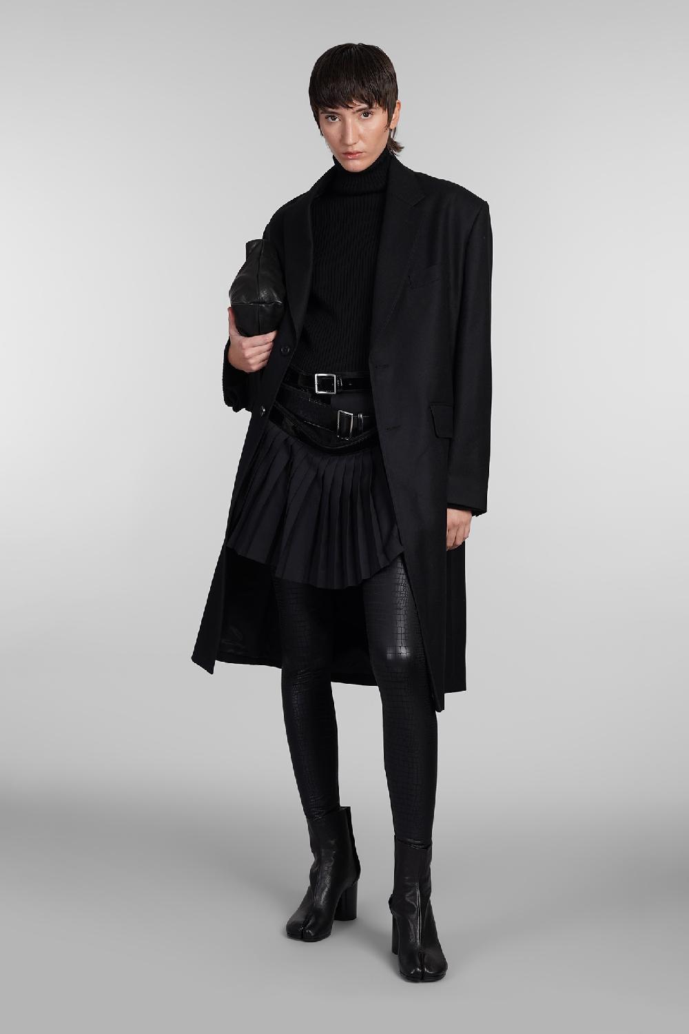 Deliberti Junya Watanabe Cappotto In Lana Nera Cod. 407130 - Deliberti The Luxury Shopping