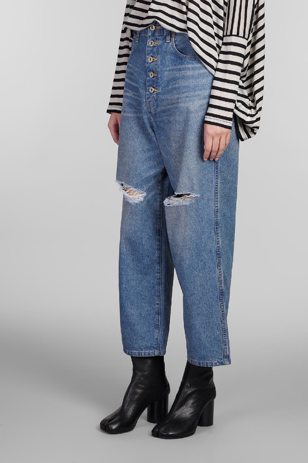 Deliberti Junya Watanabe Jeans In Cotone Blu Cod. 407131 - Deliberti The Luxury Shopping