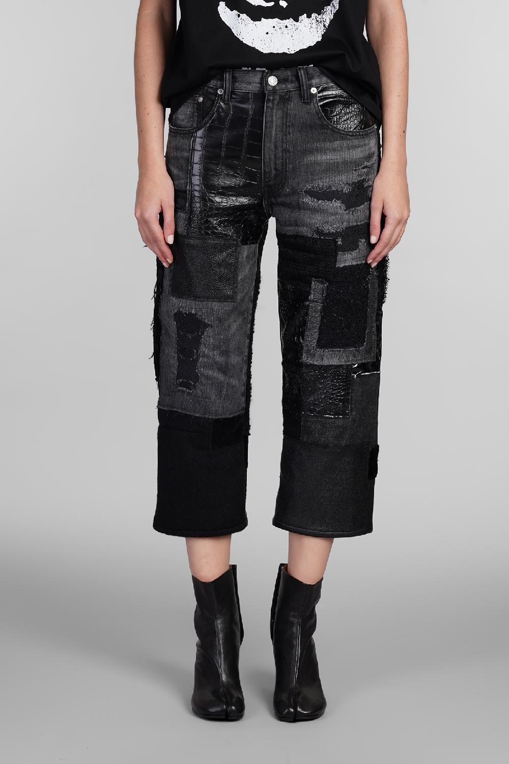Deliberti Junya watanabe Jeans in cotone nero cod. 407132 - Deliberti The Luxury Shopping