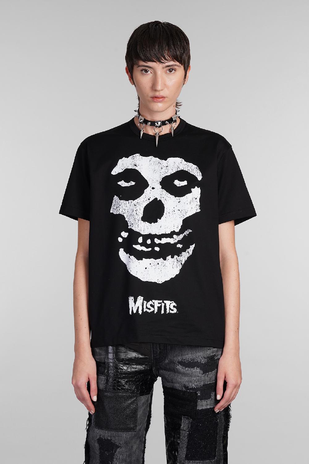 Deliberti Junya watanabe T-shirt in cotone nero cod. 406919 - Deliberti The Luxury Shopping