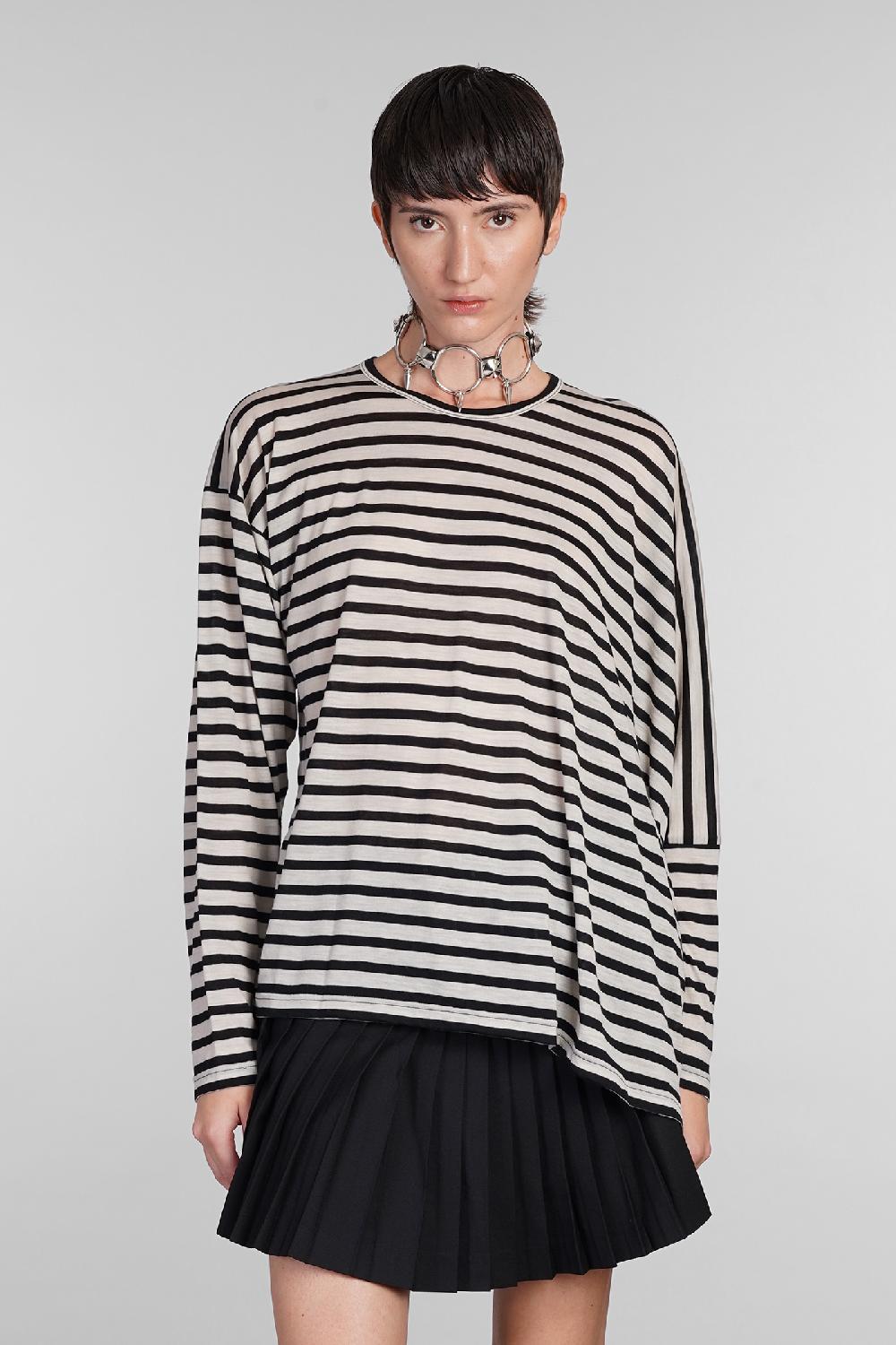 Deliberti Junya watanabe T-shirt in lana beige cod. 407134 - Deliberti The Luxury Shopping