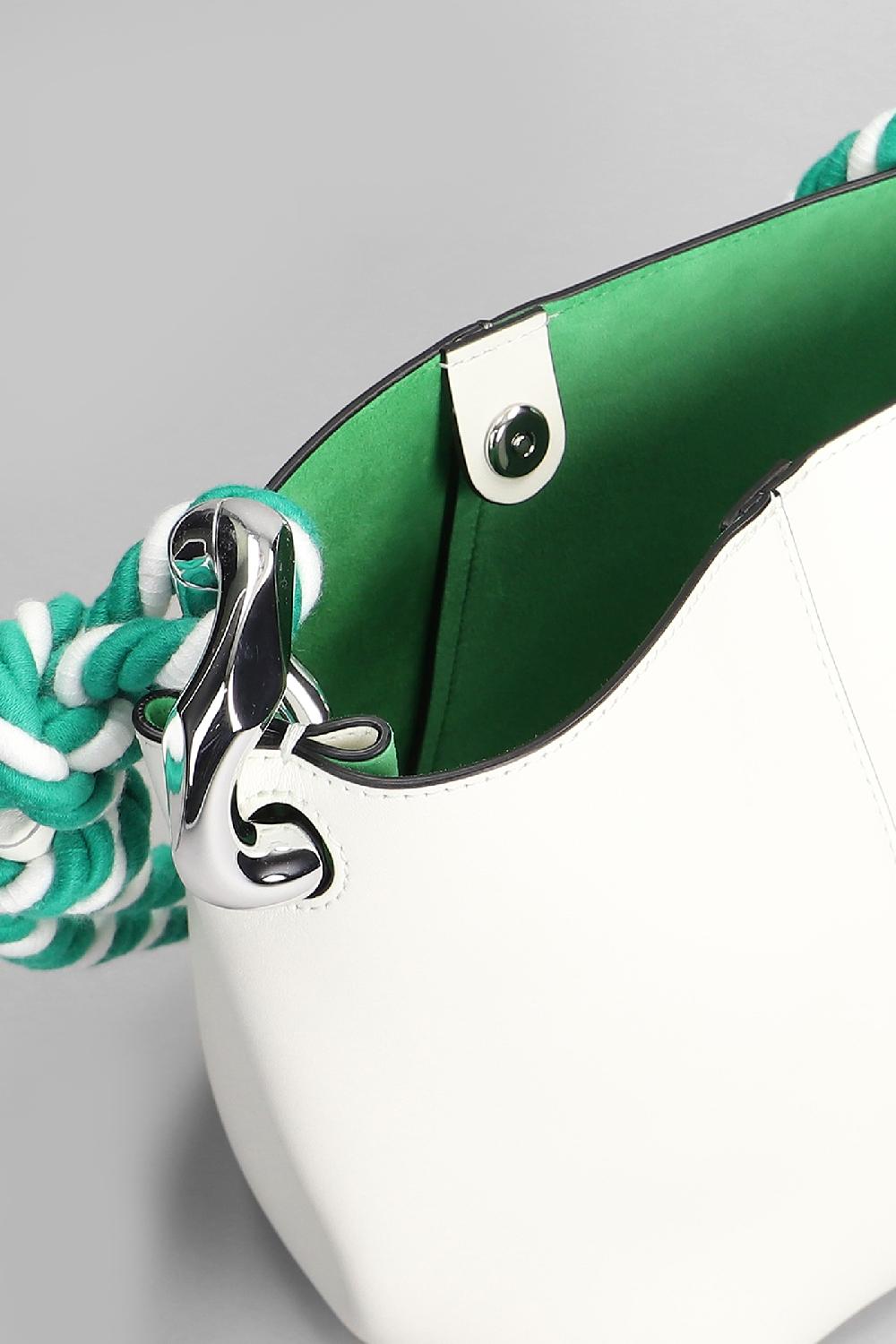 Deliberti JW Anderson Borsa A Mano Corner Bucket In Pelle Bianca Cod. 409970 - Deliberti The Luxury Shopping