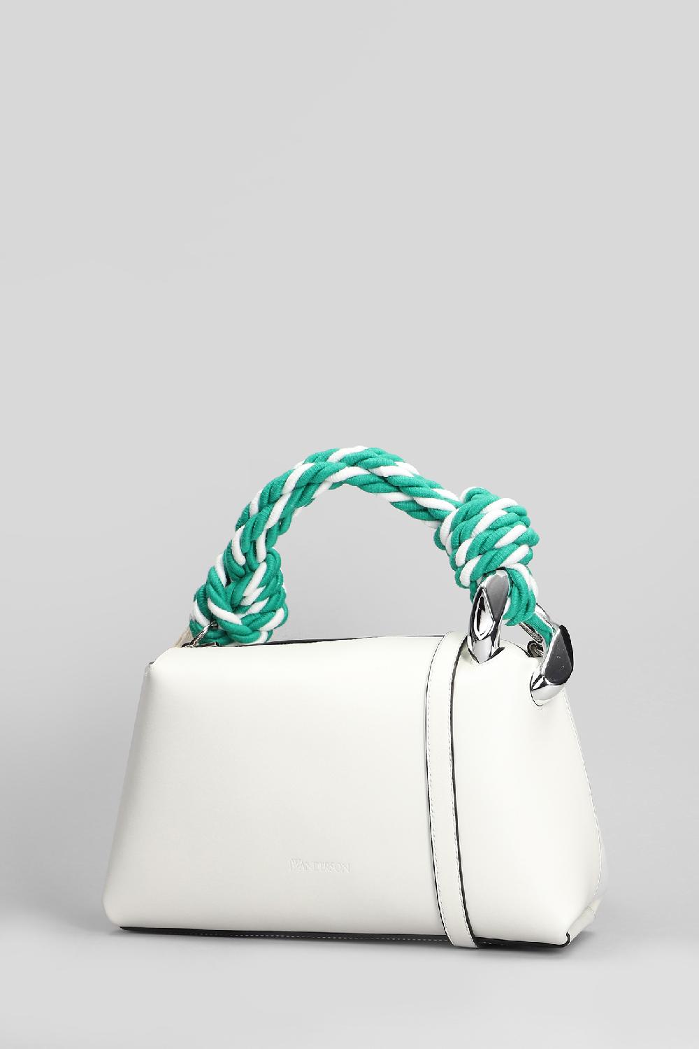 Deliberti JW Anderson Borsa A Mano Corner In Pelle Bianca Cod. 409969 - Deliberti The Luxury Shopping