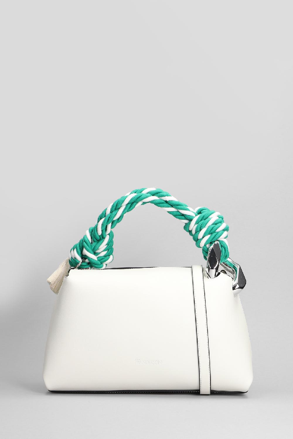Deliberti JW Anderson Borsa a mano corner in pelle bianca cod. 409969 - Deliberti The Luxury Shopping