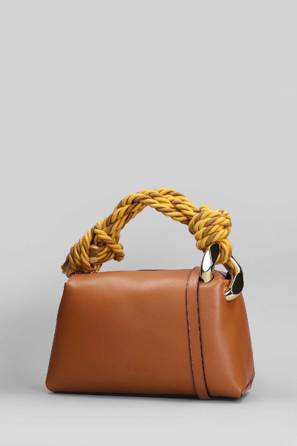 Deliberti JW Anderson Borsa A Mano Corner In Pelle Cuoio Naturale Cod. 409968 - Deliberti The Luxury Shopping