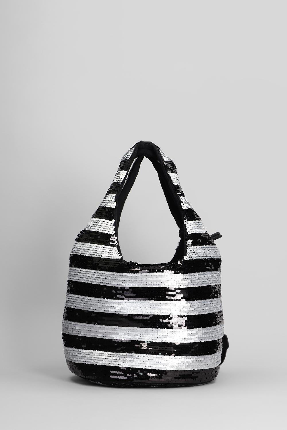 Deliberti JW Anderson Borsa A Mano Sequin In Cotone Nero Cod. 409967 - Deliberti The Luxury Shopping