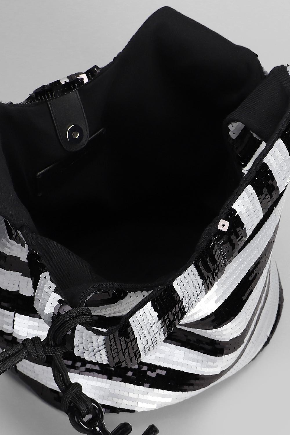 Deliberti JW Anderson Borsa A Mano Sequin In Cotone Nero Cod. 409967 - Deliberti The Luxury Shopping