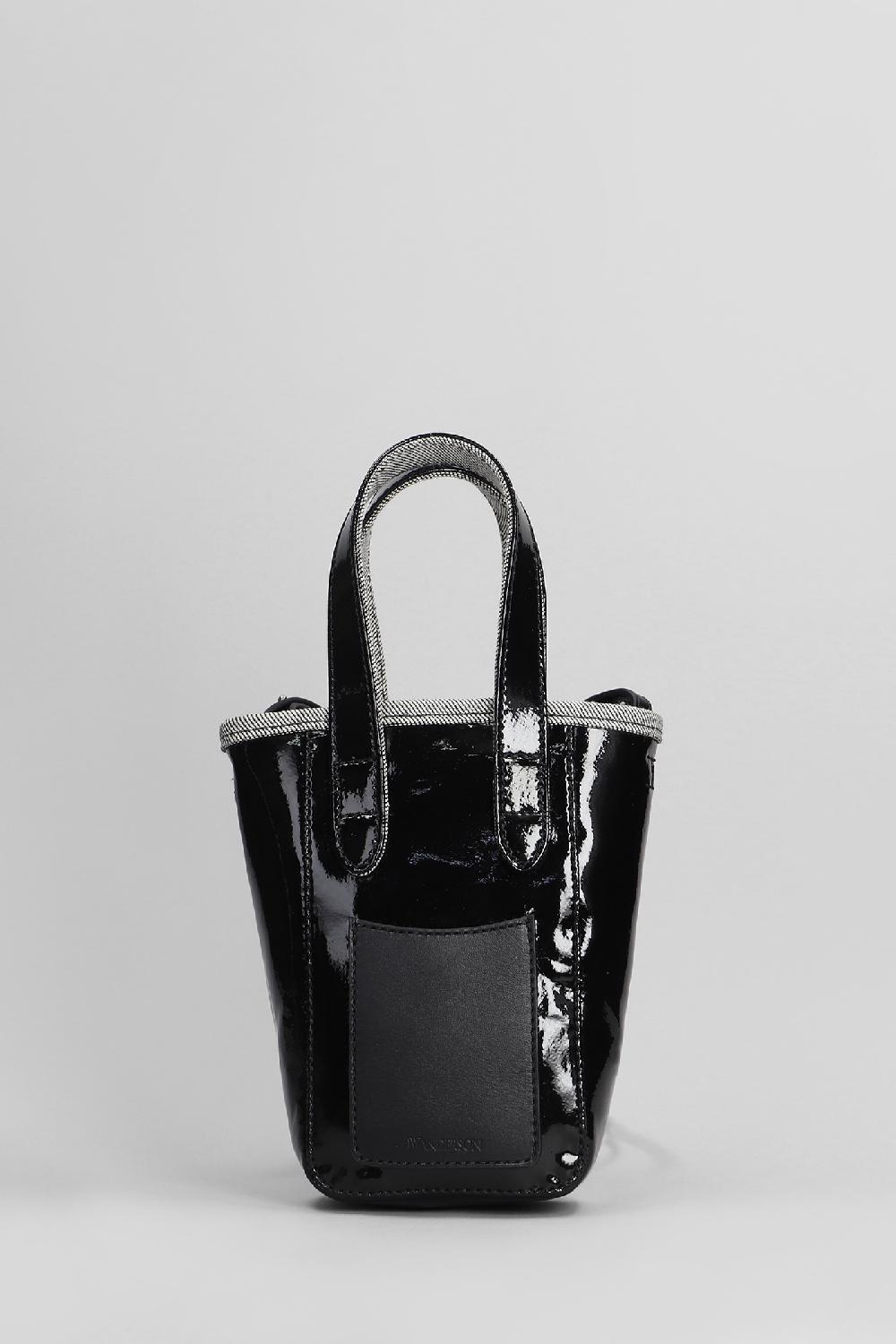 Deliberti JW Anderson Borsa A Spalla Belt Tote In Cotone Nero Cod. 402560 - Deliberti The Luxury Shopping