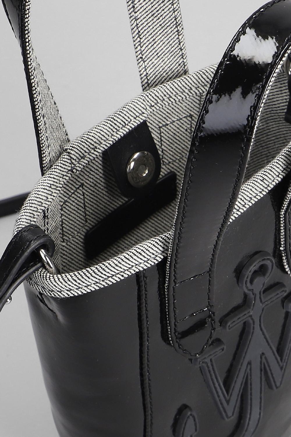 Deliberti JW Anderson Borsa A Spalla Belt Tote In Cotone Nero Cod. 402560 - Deliberti The Luxury Shopping