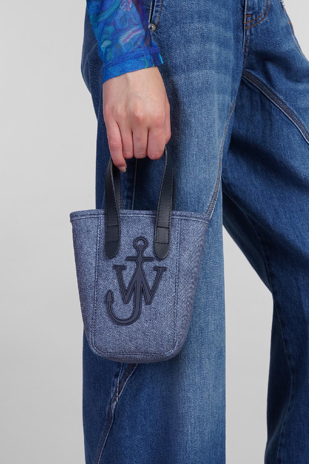 Deliberti JW Anderson Borsa A Spalla Belt Tote In Pelle Blu Cod. 402558 - Deliberti The Luxury Shopping
