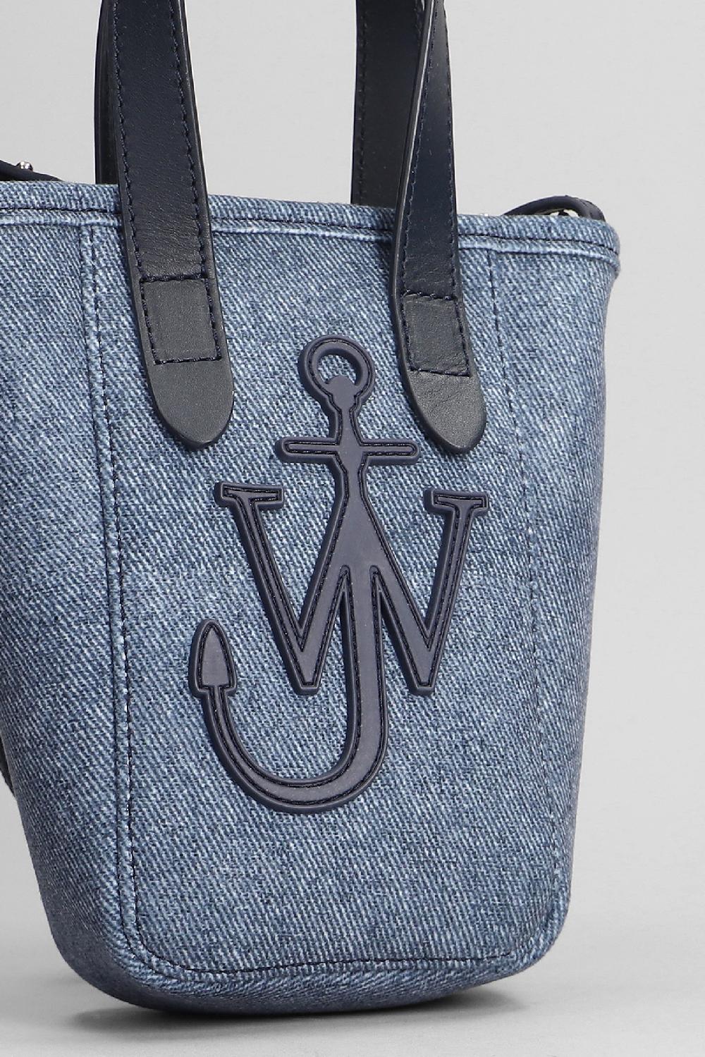 Deliberti JW Anderson Borsa A Spalla Belt Tote In Pelle Blu Cod. 402558 - Deliberti The Luxury Shopping