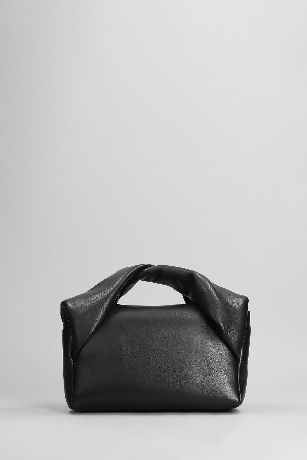 Deliberti JW Anderson Borsa A Spalla Twisted In Pelle Nera Cod. 402561 - Deliberti The Luxury Shopping