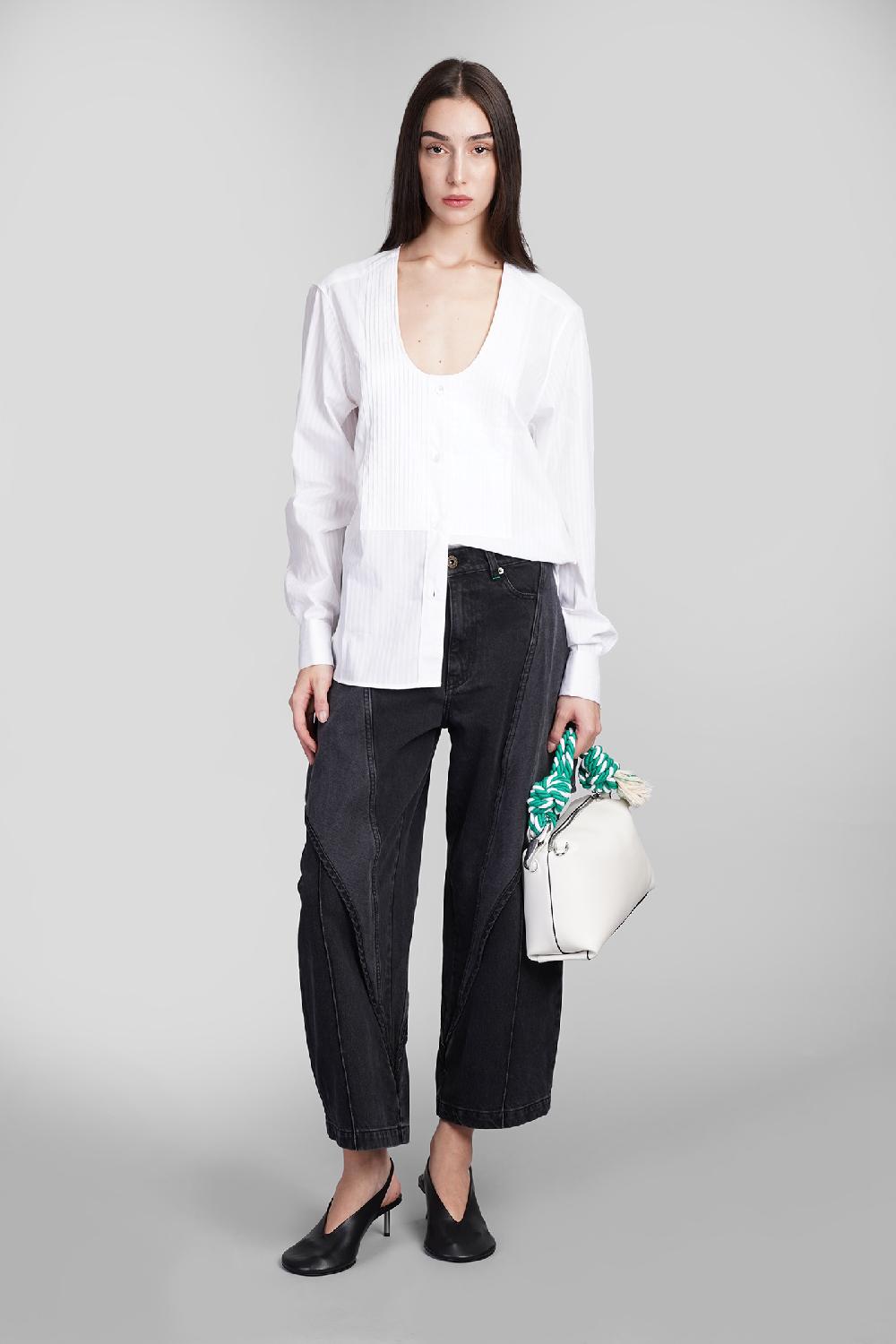 Deliberti JW Anderson Camicia In Cotone Bianco Cod. 409976 - Deliberti The Luxury Shopping