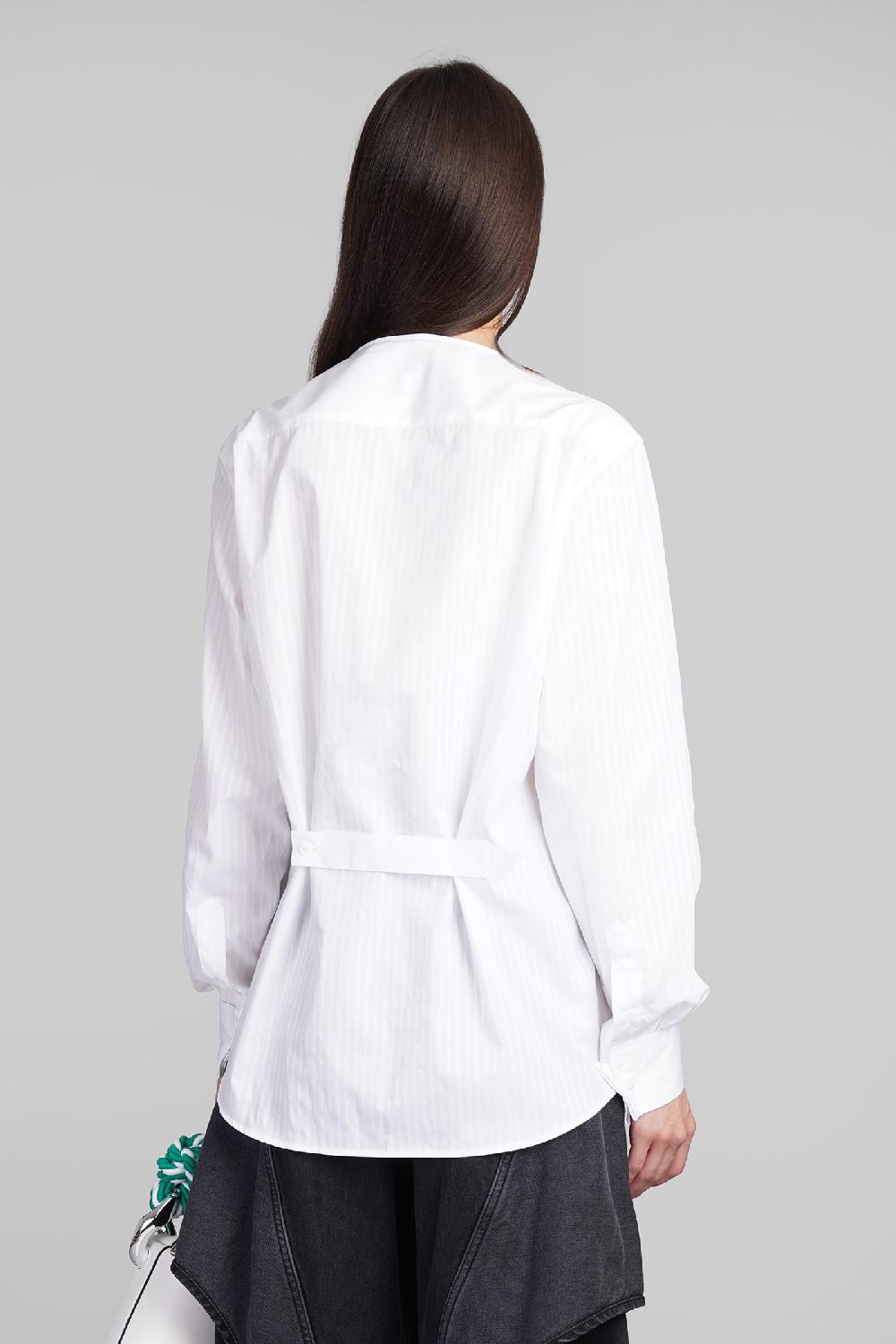 Deliberti JW Anderson Camicia In Cotone Bianco Cod. 409976 - Deliberti The Luxury Shopping