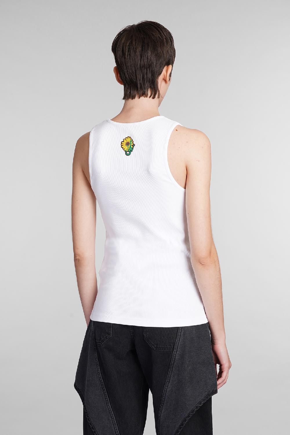 Deliberti JW Anderson Canotta In Cotone Bianco Cod. 409981 - Deliberti The Luxury Shopping