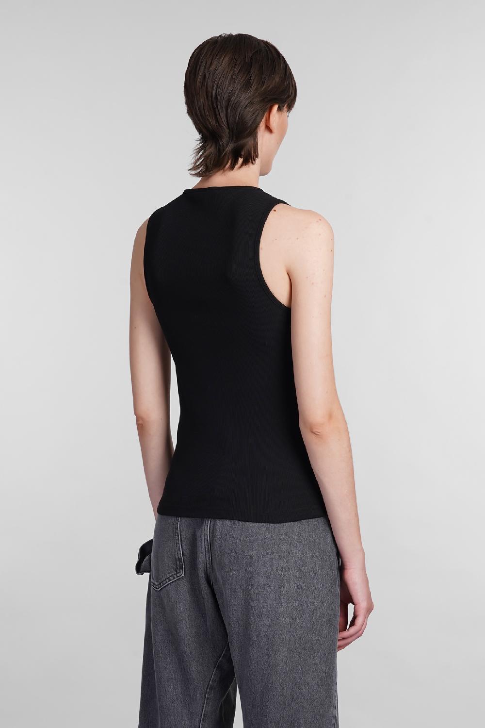 Deliberti JW Anderson Canotta In Cotone Nero Cod. 402581 - Deliberti The Luxury Shopping