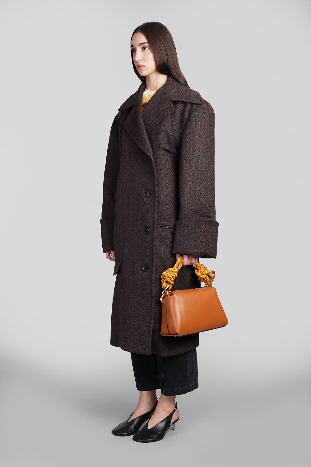 Deliberti JW Anderson Cappotto In Lana Marrone Cod. 410005 - Deliberti The Luxury Shopping