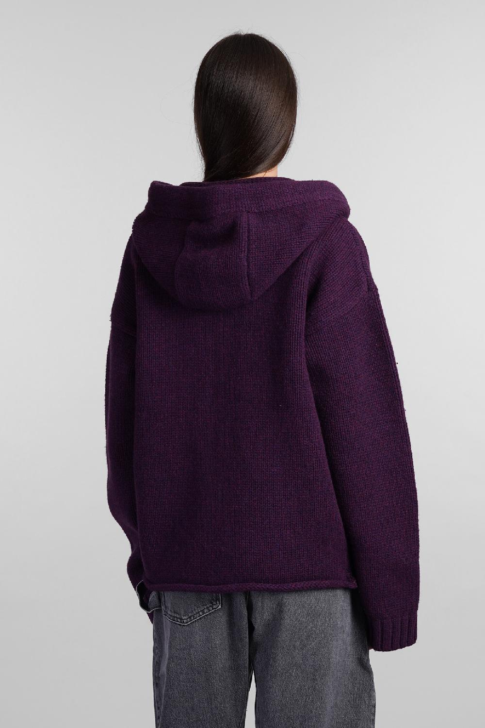 Deliberti JW Anderson Felpa In Lana Viola Cod. 404094 - Deliberti The Luxury Shopping