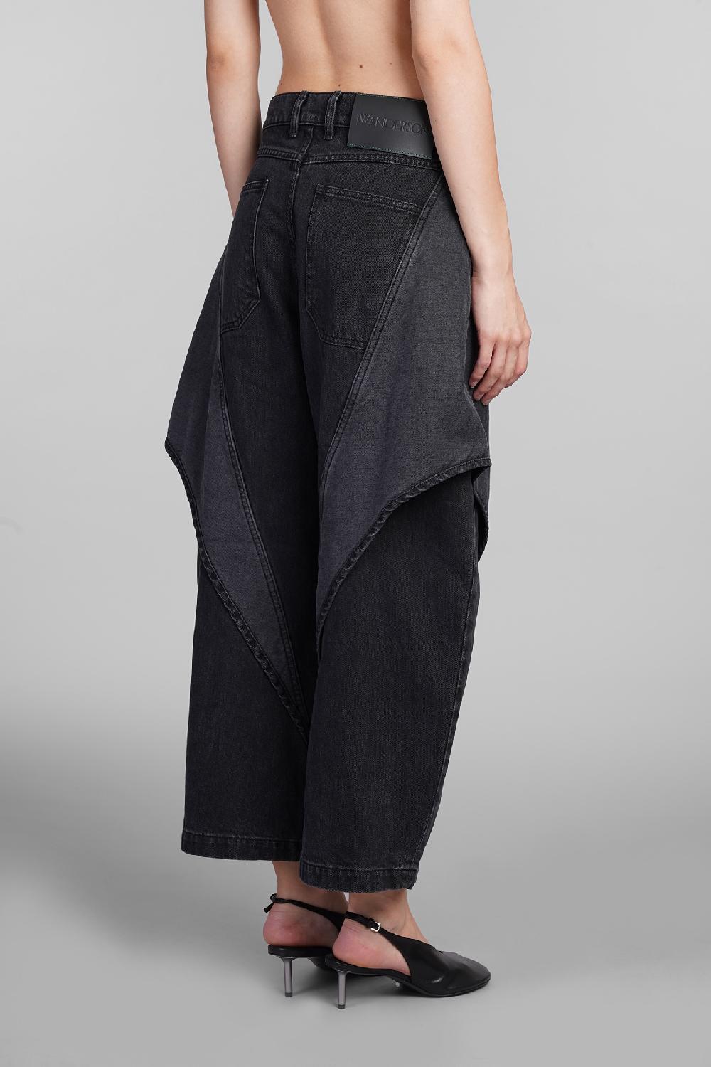 Deliberti JW Anderson Jeans In Cotone Nero Cod. 409973 - Deliberti The Luxury Shopping
