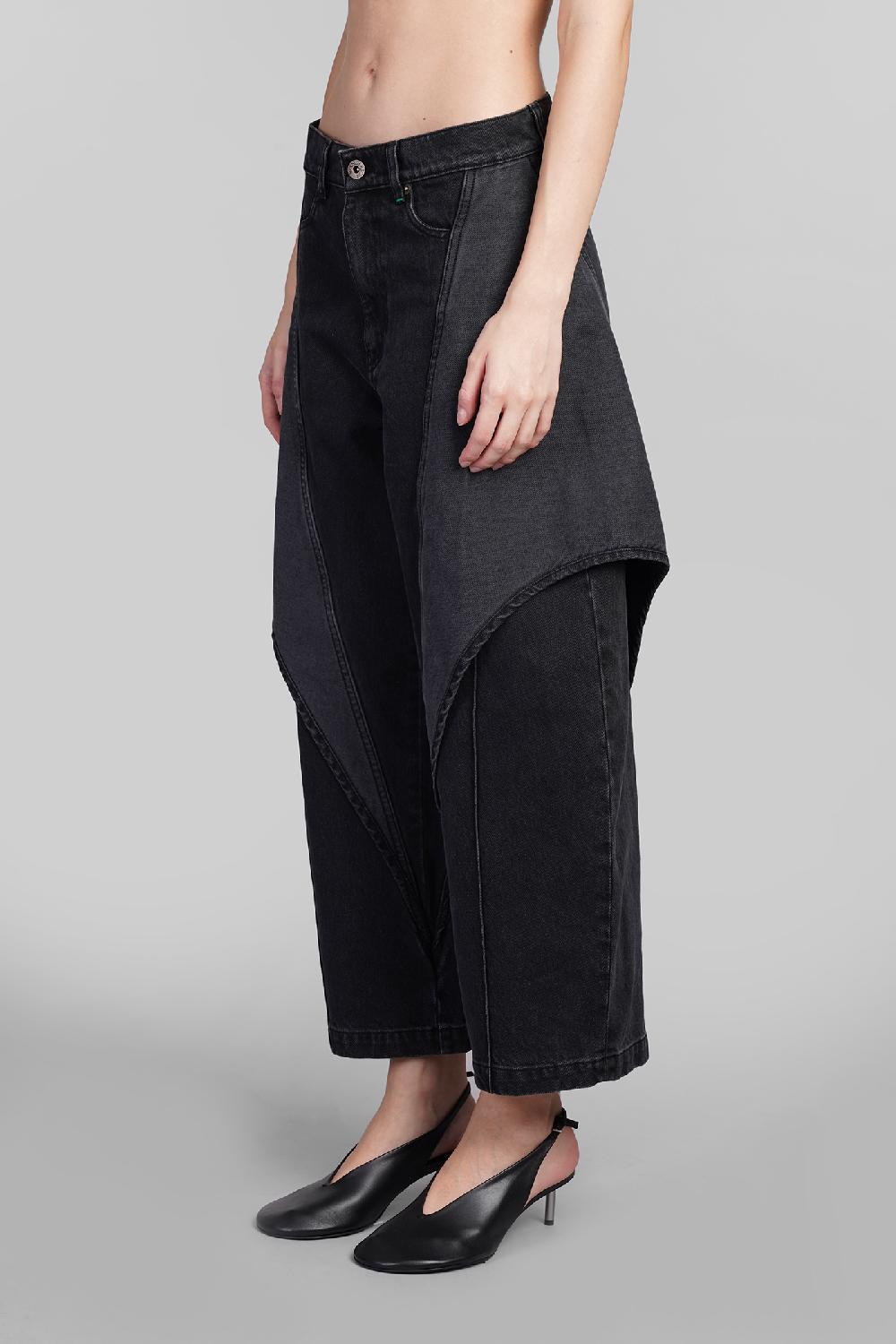 Deliberti JW Anderson Jeans In Cotone Nero Cod. 409973 - Deliberti The Luxury Shopping