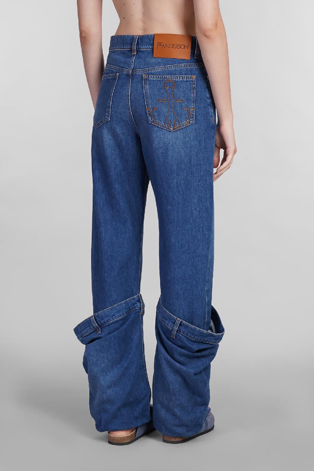 Deliberti JW Anderson Jeans In Denim Blu Cod. 402573 - Deliberti The Luxury Shopping