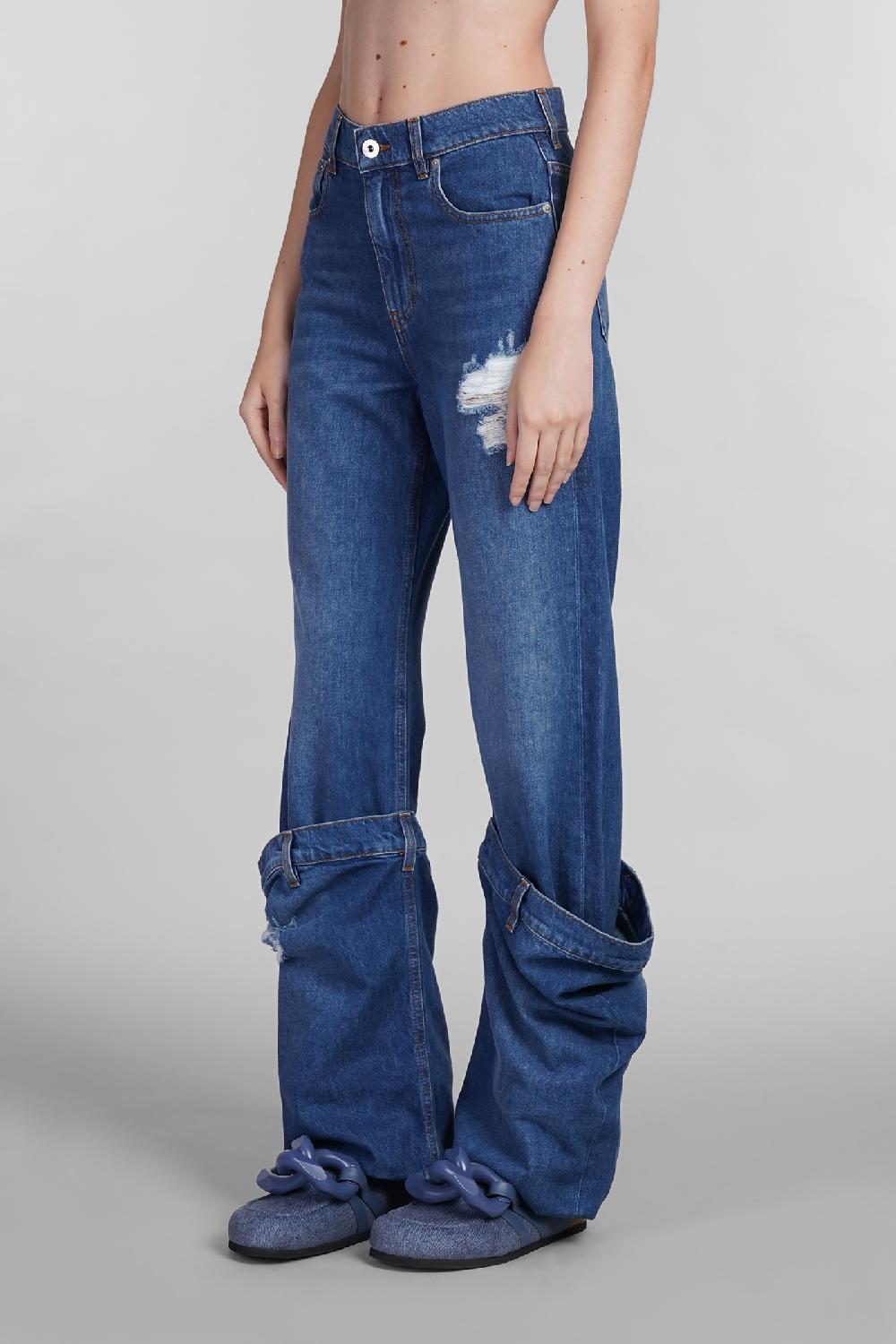 Deliberti JW Anderson Jeans In Denim Blu Cod. 402573 - Deliberti The Luxury Shopping