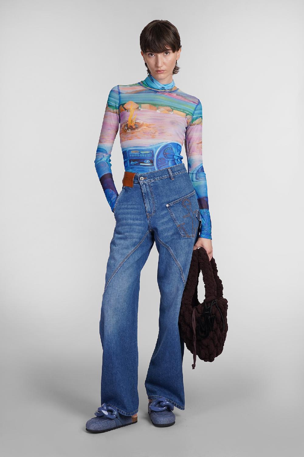 Deliberti JW Anderson Jeans In Denim Blu Cod. 402574 - Deliberti The Luxury Shopping